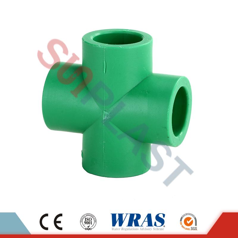 ເຄື່ອງ DIN8077 PPR Cross Fittings